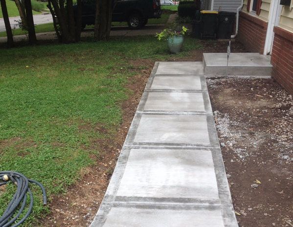 This is a picture of a sidewalks.